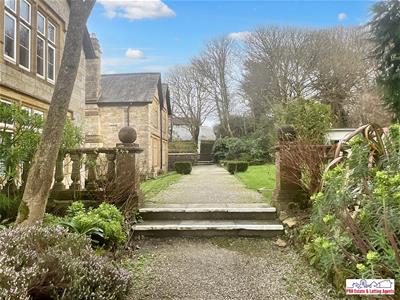 View over the garden